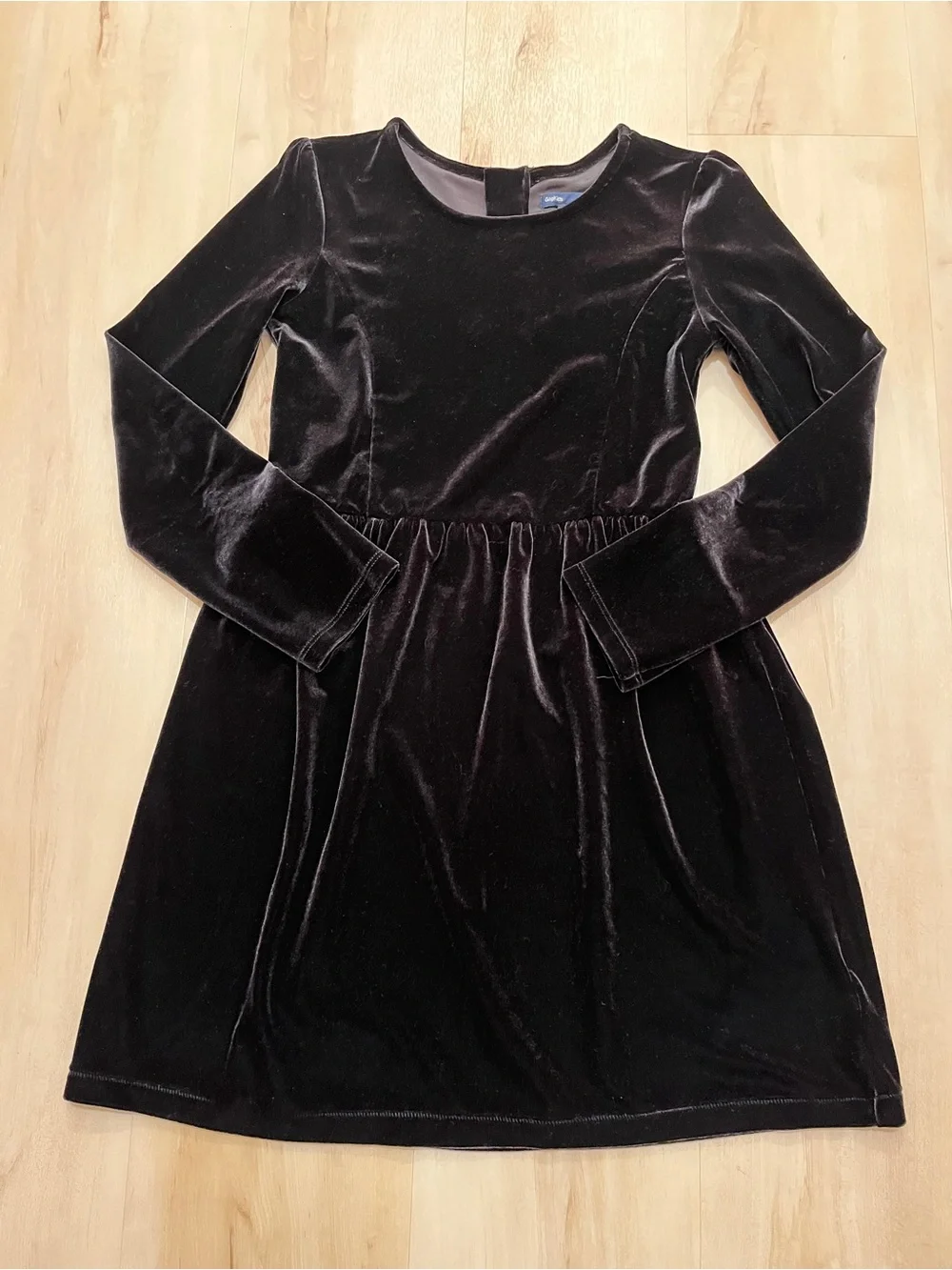 GapKids L(10) Velvet Fit & Flare Holiday Dress